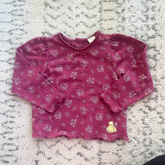 Girls Vintage Winnie the Pooh Top 5T - Picture 1 of 6